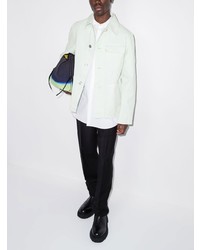 Мужская мятная куртка-рубашка от Jil Sander