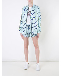 Женская мятная куртка с принтом от The Upside