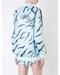 Женская мятная куртка с принтом от The Upside