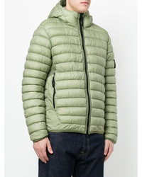 Мужская мятная куртка от Stone Island