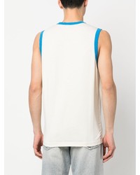 Мужская мятная майка с принтом от Diesel