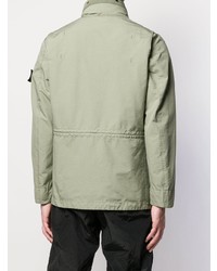 Мятная полевая куртка от Stone Island