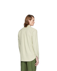 Мужская мятная рубашка с длинным рукавом от Tibi