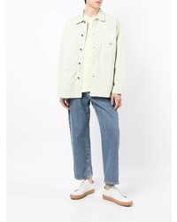 Мужская мятная рубашка с длинным рукавом от FIVE CM