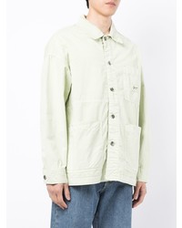 Мужская мятная рубашка с длинным рукавом от FIVE CM