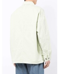 Мужская мятная рубашка с длинным рукавом от FIVE CM