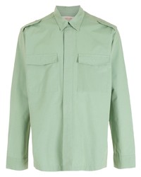 Мужская мятная рубашка с длинным рукавом от OSKLEN
