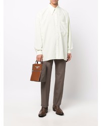 Мужская мятная рубашка с длинным рукавом от Acne Studios