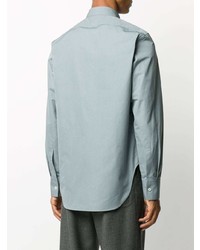 Мужская мятная рубашка с длинным рукавом от Jil Sander