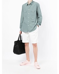 Мужская мятная рубашка с длинным рукавом от Paul Smith