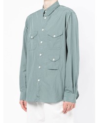 Мужская мятная рубашка с длинным рукавом от Paul Smith