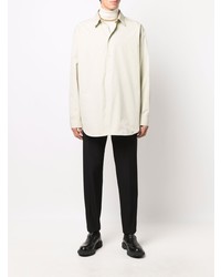 Мужская мятная рубашка с длинным рукавом от Jil Sander