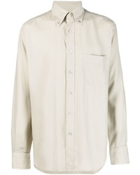Мужская мятная рубашка с длинным рукавом от Tom Ford
