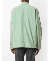 Мужская мятная рубашка с длинным рукавом от OSKLEN