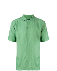 Мужская мятная рубашка с коротким рукавом от Gitman Vintage