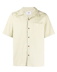 Мужская мятная рубашка с коротким рукавом от Nn07