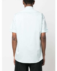 Мужская мятная рубашка с коротким рукавом от Karl Lagerfeld