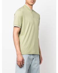 Мужская мятная футболка на пуговицах от Calvin Klein