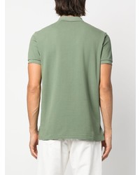 Мужская мятная футболка-поло с вышивкой от Polo Ralph Lauren