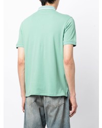 Мужская мятная футболка-поло с вышивкой от PS Paul Smith