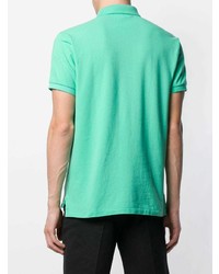 Мужская мятная футболка-поло от Polo Ralph Lauren