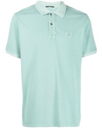 Мужская мятная футболка-поло от C.P. Company