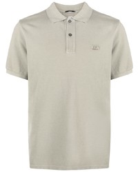 Мужская мятная футболка-поло от C.P. Company