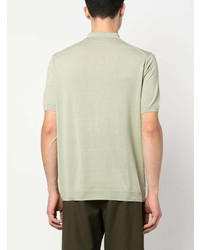 Мужская мятная футболка-поло от Low Brand