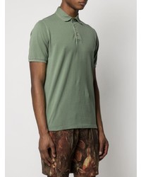 Мужская мятная футболка-поло от Fedeli