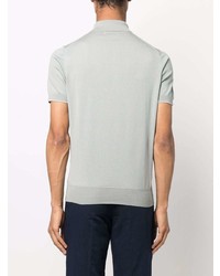Мужская мятная футболка-поло от Brunello Cucinelli