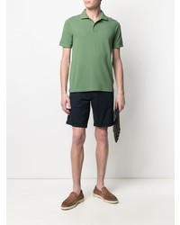 Мужская мятная футболка-поло от Sun 68