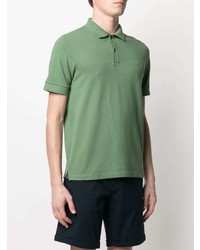 Мужская мятная футболка-поло от Sun 68