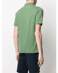 Мужская мятная футболка-поло от Sun 68