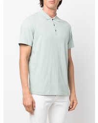 Мужская мятная футболка-поло от Theory