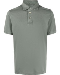 Мужская мятная футболка-поло от Fedeli