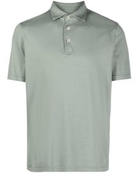 Мужская мятная футболка-поло от Fedeli