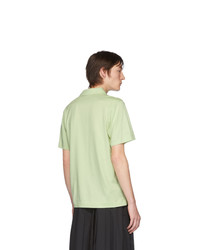 Мужская мятная футболка-поло от Dries Van Noten
