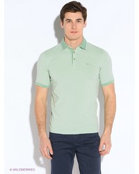 Мужская мятная футболка-поло от Greg Horman