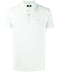 Мужская мятная футболка-поло от Karl Lagerfeld