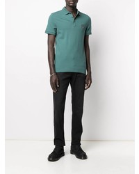 Мужская мятная футболка-поло от BOSS HUGO BOSS