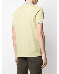 Мужская мятная футболка-поло от BOSS HUGO BOSS