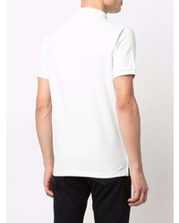 Мужская мятная футболка-поло от Stone Island