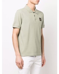 Мужская мятная футболка-поло от Belstaff