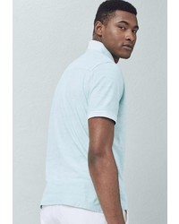 Мужская мятная футболка-поло от Mango Man