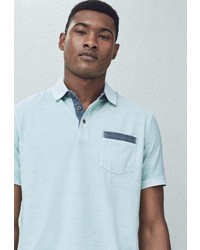 Мужская мятная футболка-поло от Mango Man