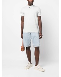 Мужская мятная футболка-поло от James Perse