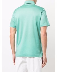 Мужская мятная футболка-поло от Brioni