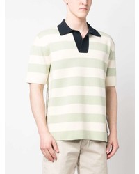 Мужская мятная футболка-поло от Sunnei