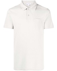 Мужская мятная футболка-поло от Sunspel