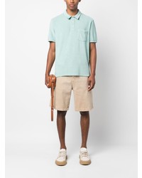 Мужская мятная футболка-поло от Closed